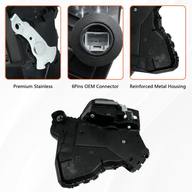 محرك تشغيل قفل الباب Blycorul متوافق مع Tundra، Camry، 4Runner، Rav4، Lexus RX350 RX450h، Scion tC xB xD | يستبدل #69040-0C050، 69040-06180، 931-401 | الجانب الأمامي الأيسر للسائق - Image 4